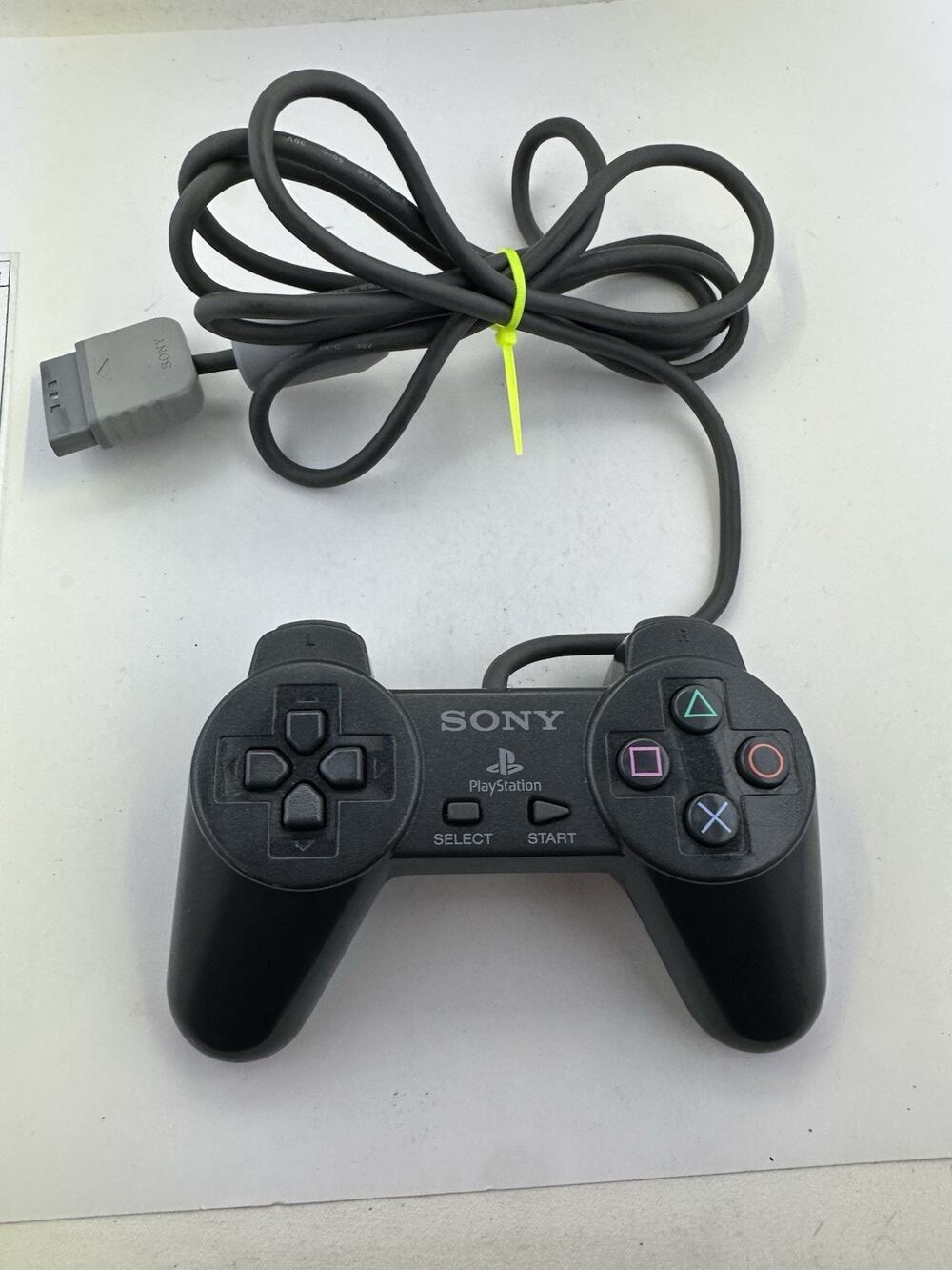 OEM Sony PlayStation 1 PS1 Controller SCPH-1080 Black Retro Vintage Gaming